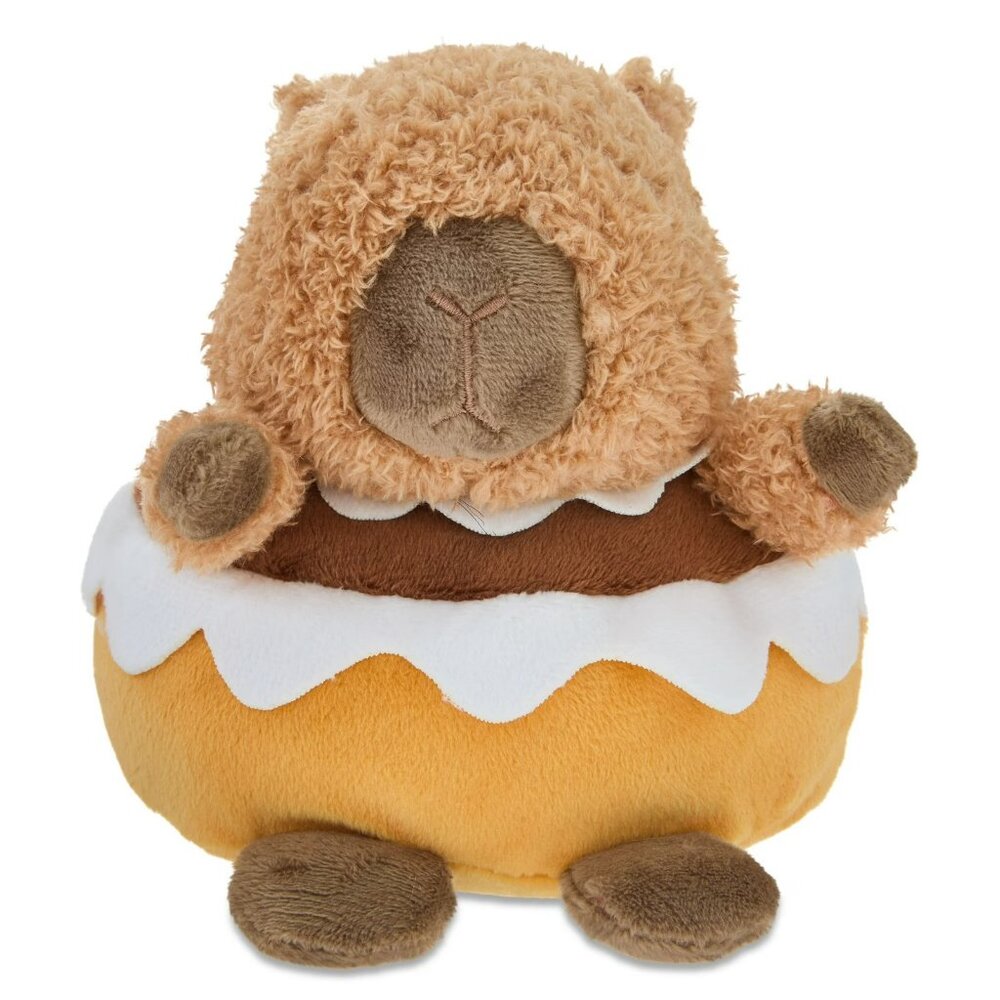 Way To Celebrate 6.5" Small Capybara Donut Easter Stuffed Animal Plush